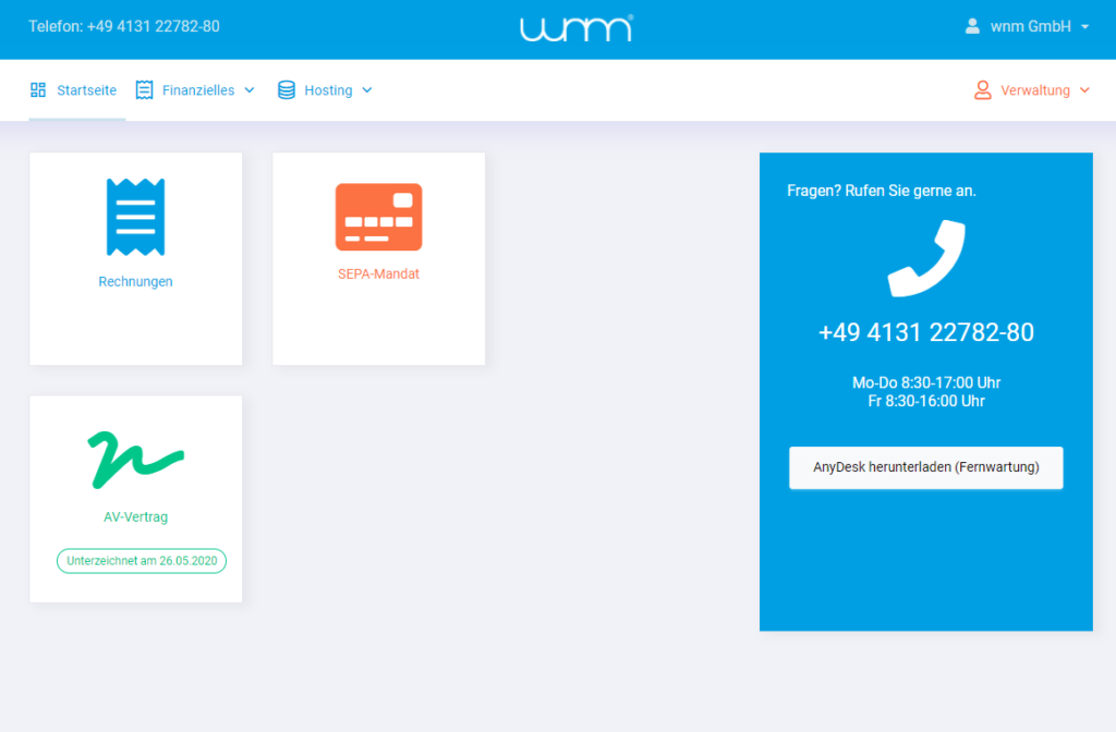 wnm Dashboard Kudencenter