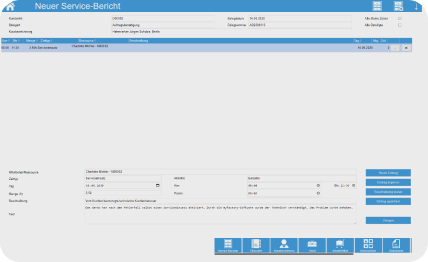 Screenshot einer Software-Oberfläche mit Formular