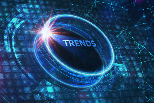 Digitales „Trends“-Symbol
