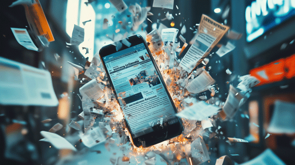 Smartphone mit geöffneter Banking- oder Finanz-App