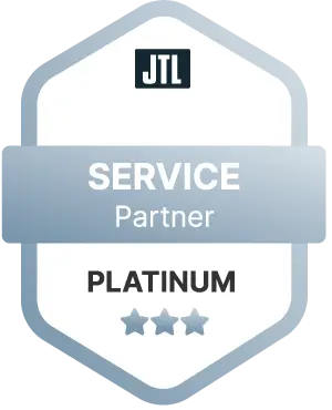 JTL Platinum Servicepartner Zertifikat